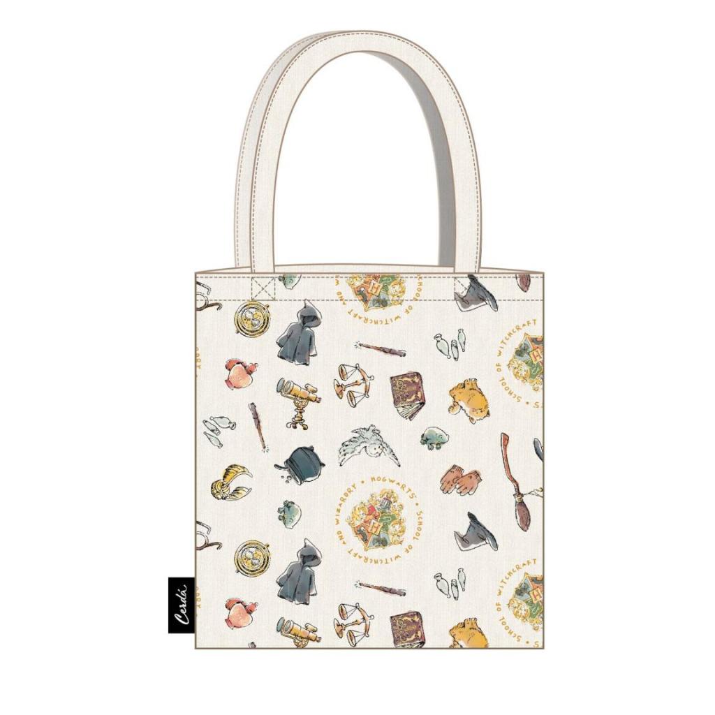 Borsa Tote Harry Potter Grifondoro - 36x39 Cm In Poliestere E Cotone, Motivo Edvige - Foto 12