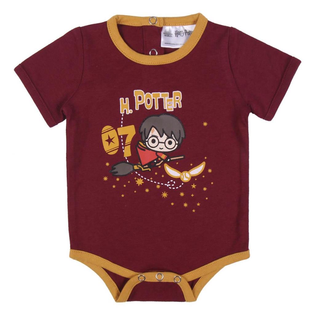 Shopforgeek Harry Potter Boite 2 Bodys Bebe En Jersey 6 Mois Harry Potter Pyjama 16 99