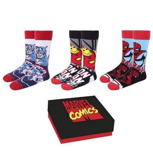 MARVEL - Avengers - 3 Pairs Socks Pack (Size 6,5-11)