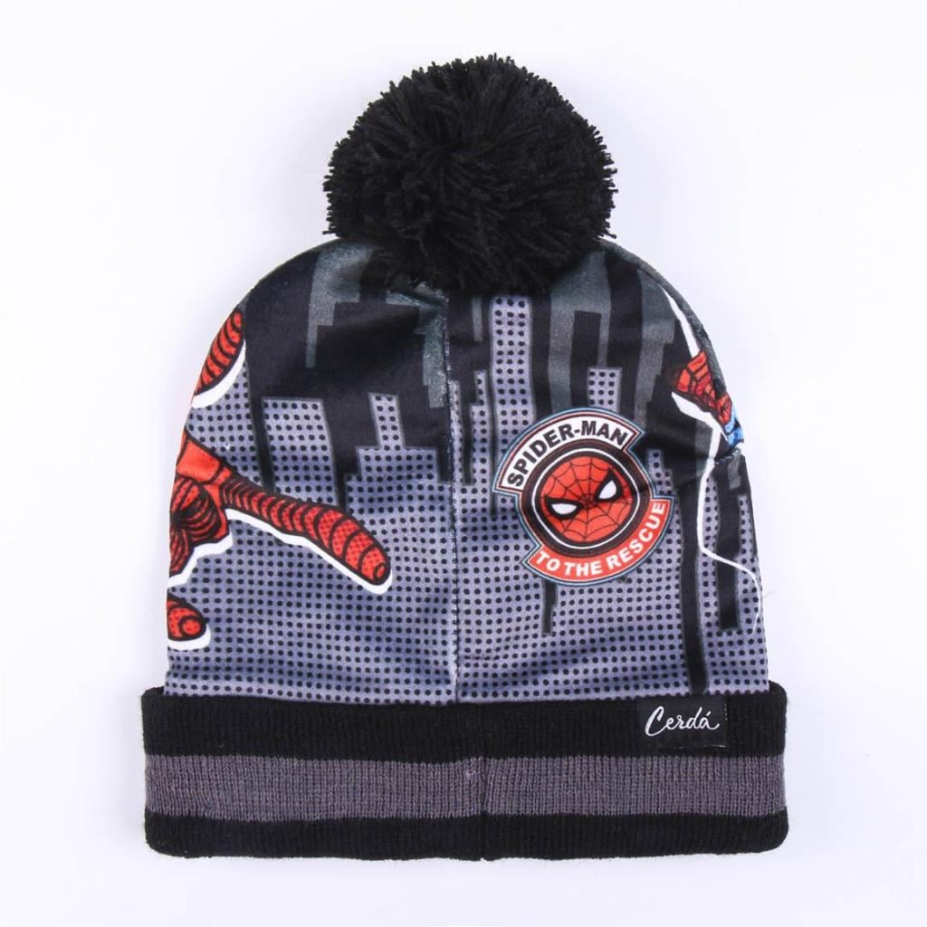 SPIDERMAN - Set Bonnet Pompon + Gants + Tour de Cou - 3Pc Enfant - 2