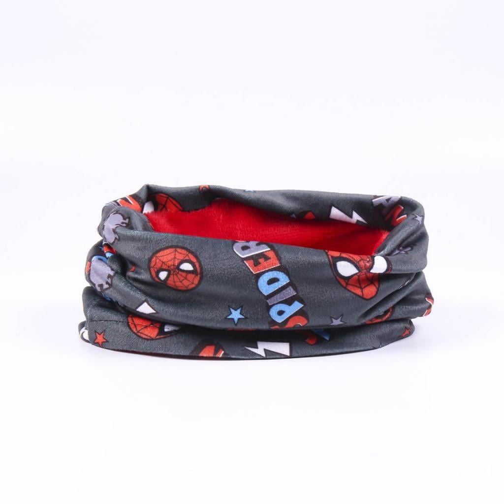 SPIDERMAN - Set Bonnet Pompon + Gants + Tour de Cou - 3Pc Enfant - 3