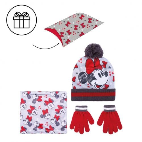 Ensemble bonnet, gants et écharpe Lilo & Stitch Lilas - Achetez en