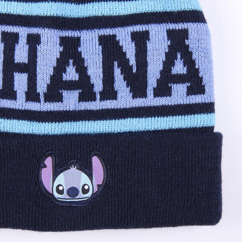 STITCH - Set Bonnet Pompon + Gants + Echarpe - 3Pc Enfant - 5
