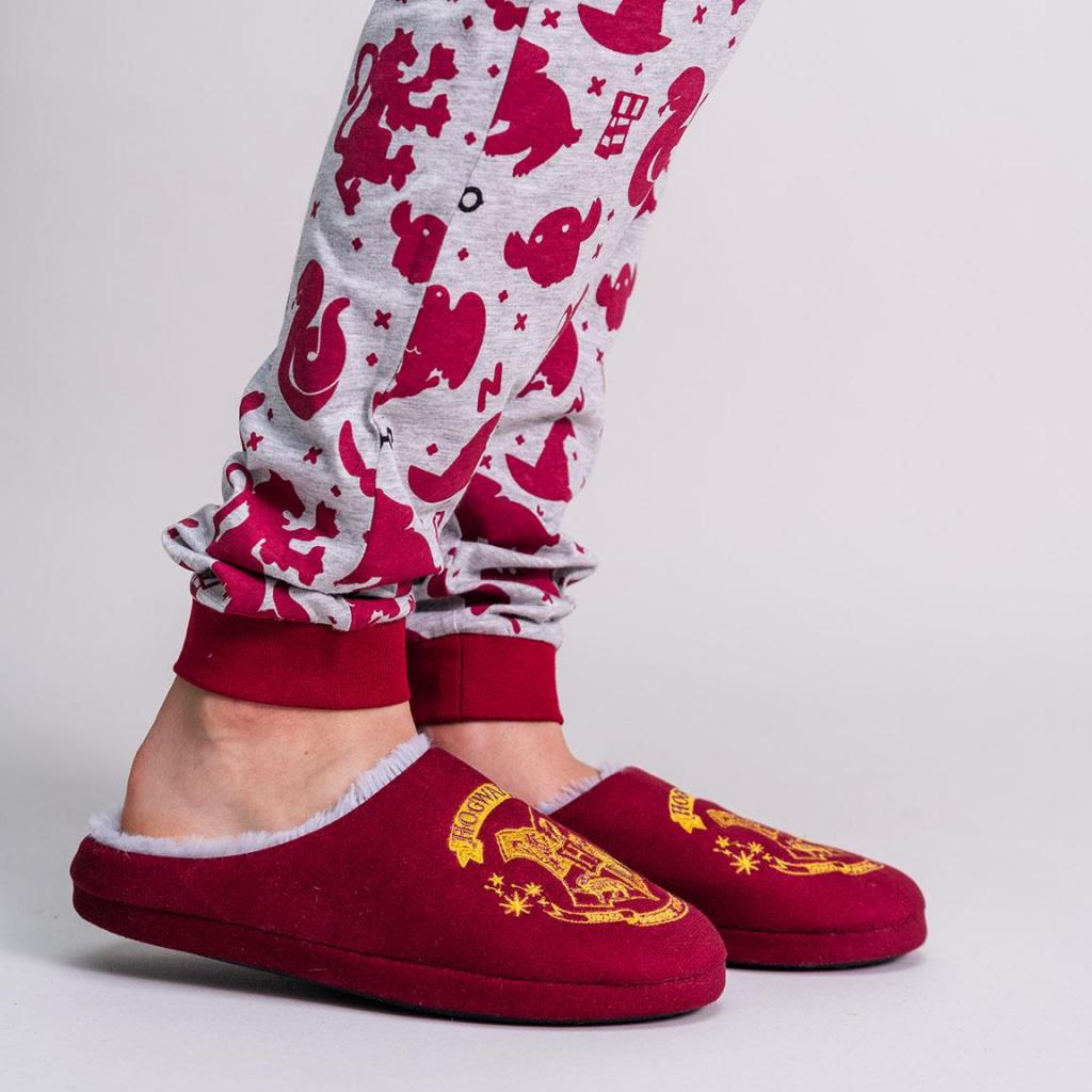HARRY POTTER - Emblème Poudlard - Chaussons Femme (Taille 38/39) - 4