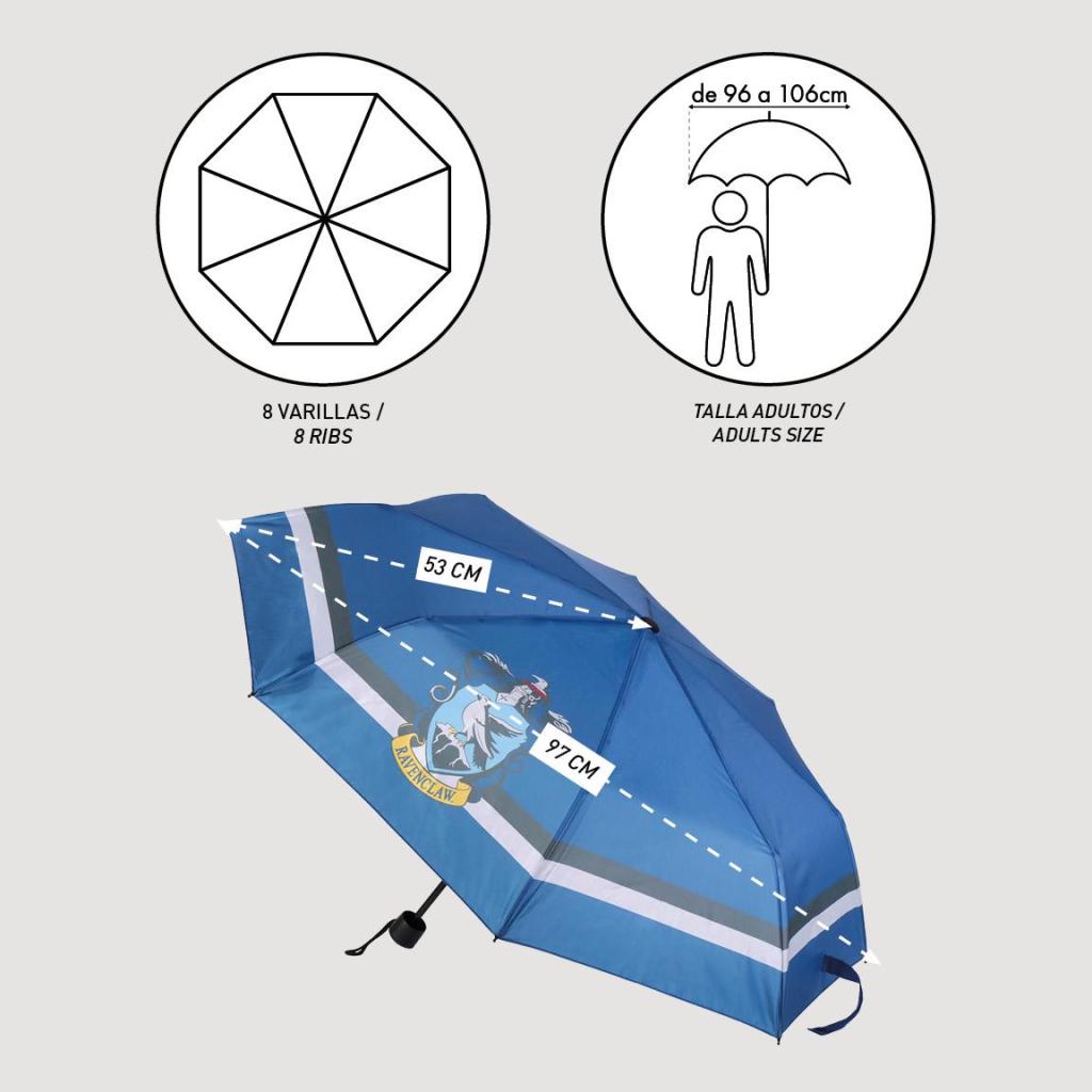 HARRY POTTER - Ravenclaw - Foldable Umbrella 53 cm - 4