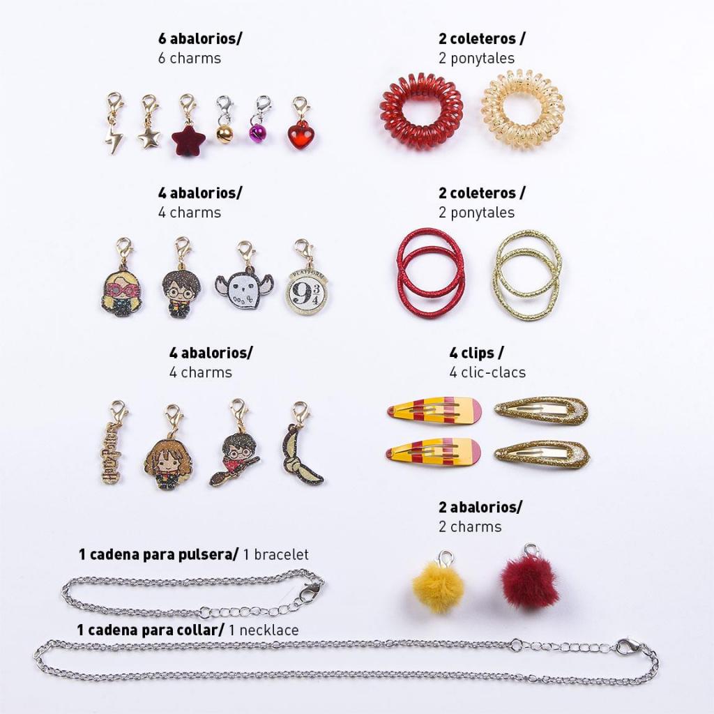 HARRY POTTER - Calendrier de l'Avent - Bijoux + Acc. Cheveux - 24 Pc. - 5