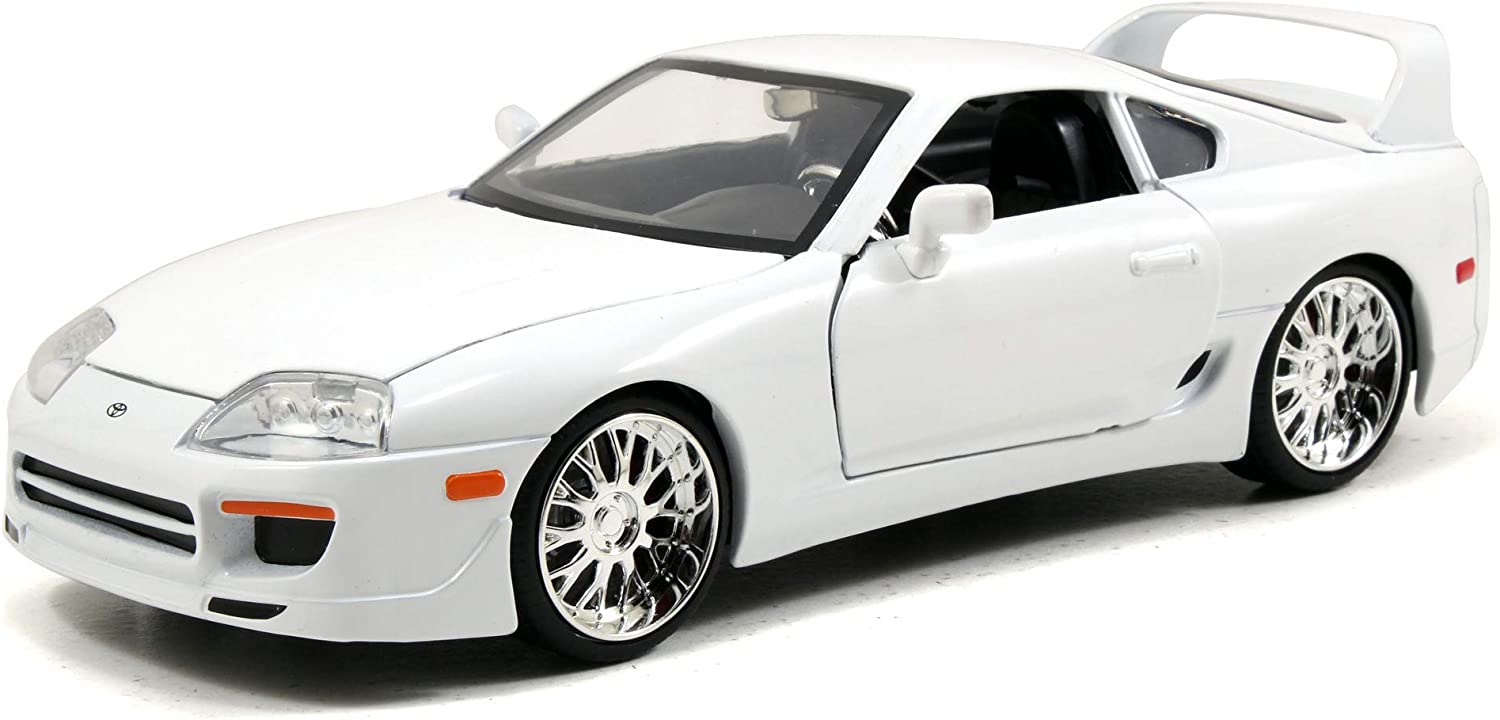 Jadatoys 1:24 Brian's Toyota Supra 1995 Movie Fast & Furious (2001) with  figure 253205001 model car 253205001 30738 801310307380 4006333064227