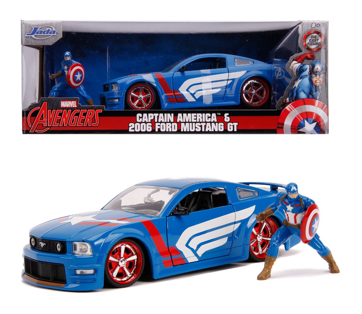 MARVEL - Captain America Ford Mustang GT - 1:24_IMAGE_1