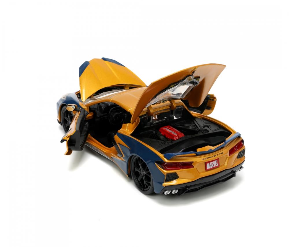 X-MEN - Wolverine & 2020 Chevrolet Corvette Stingray - 1:24 - 4