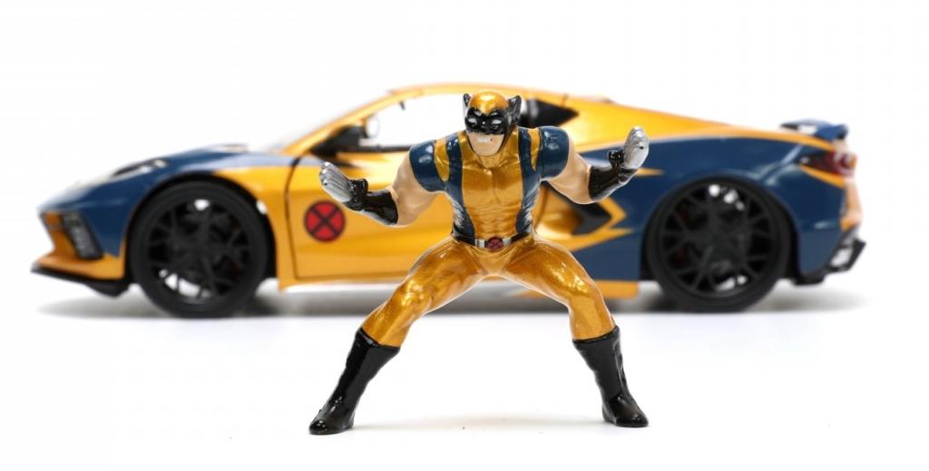 X-MEN - Wolverine & 2020 Chevrolet Corvette Stingray - 1:24 - 6