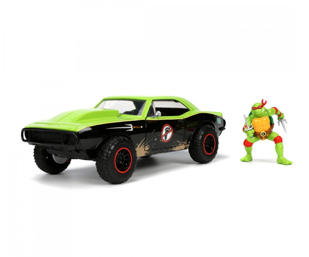 LES TORTUES NINJAS - Raphael & 1967 Corvette Camaro - 1:24 - 2