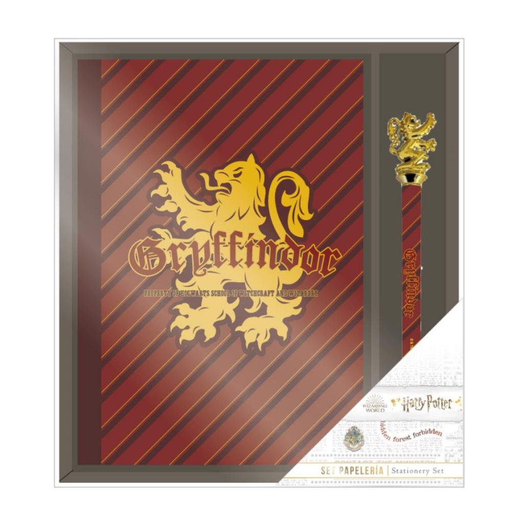 HARRY POTTER - Set Papeterie Gryffondor - Bloc-notes + Stylo - 2 Pc - 2