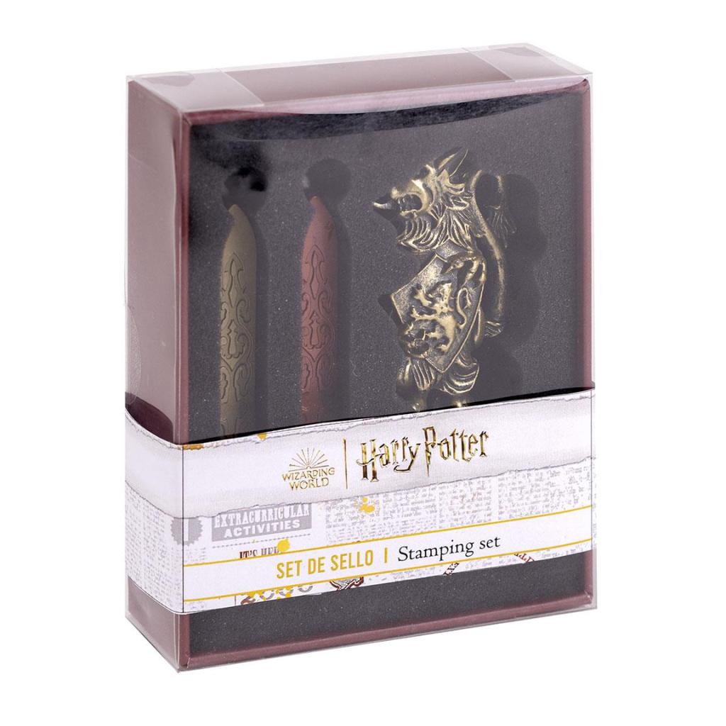 HARRY POTTER - Set Papeterie Gryffondor - Sceau + Cire - 3 Pc - 2
