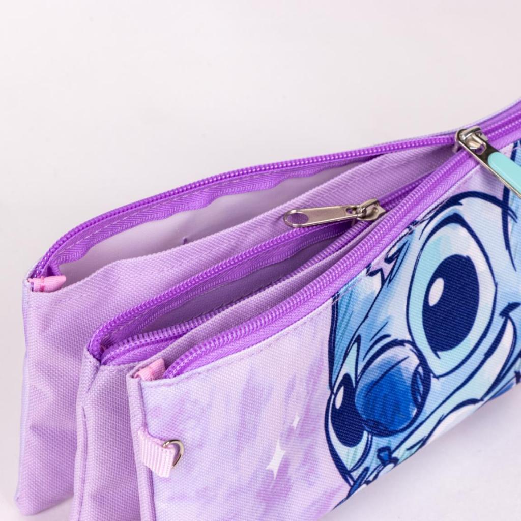 STITCH - Take It Easy - Trousse 3 Compartiments - 22,5 x 2 x 11,5 cm - 3