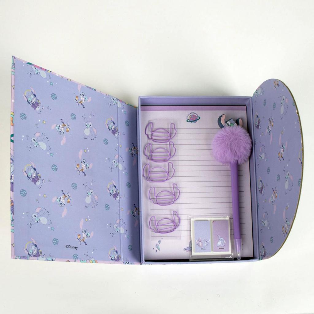 STITCH - Purple - Boîte de Papeterie - 9 pc. - 4