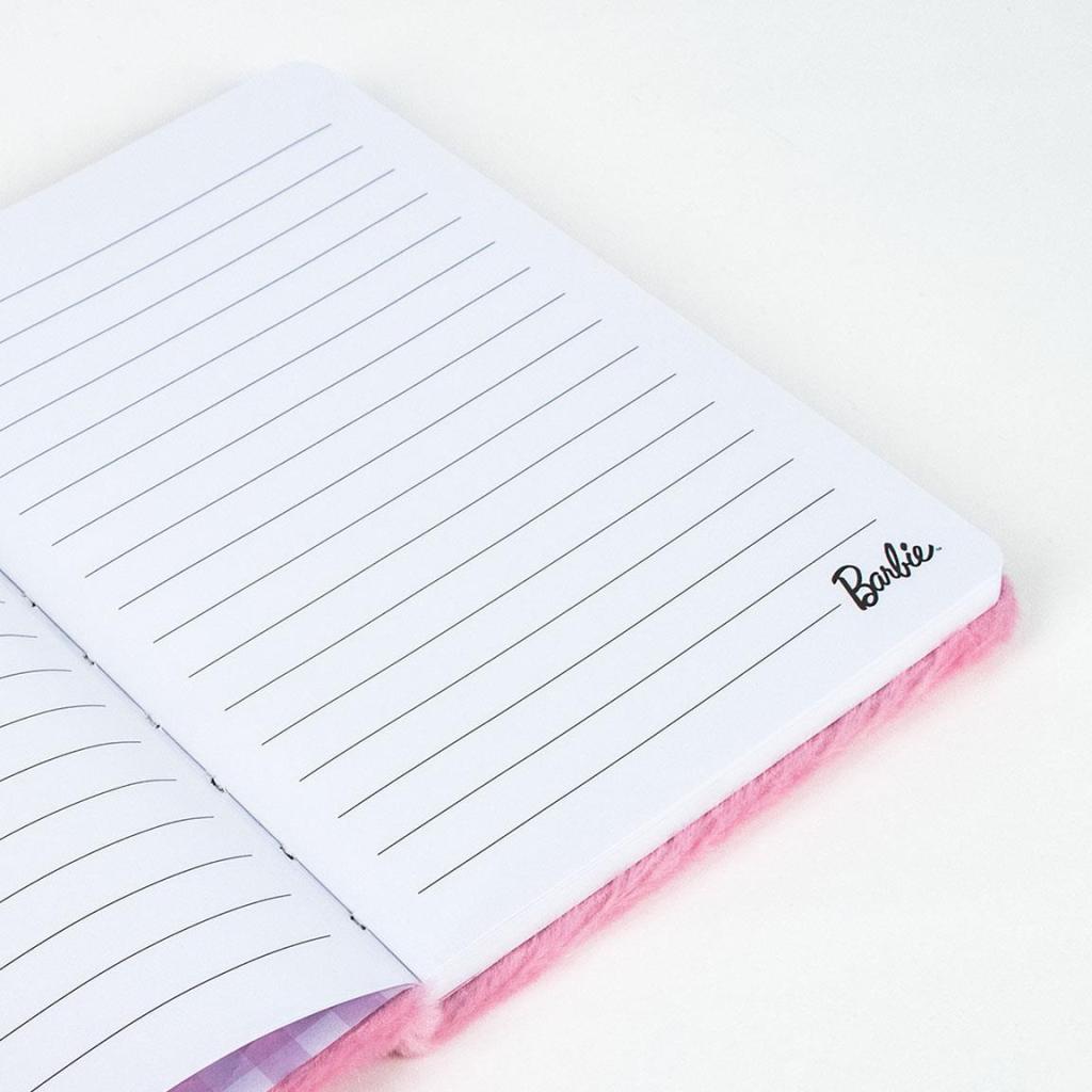 BARBIE - Notebook Premium Fourrure - Format A5 - 5