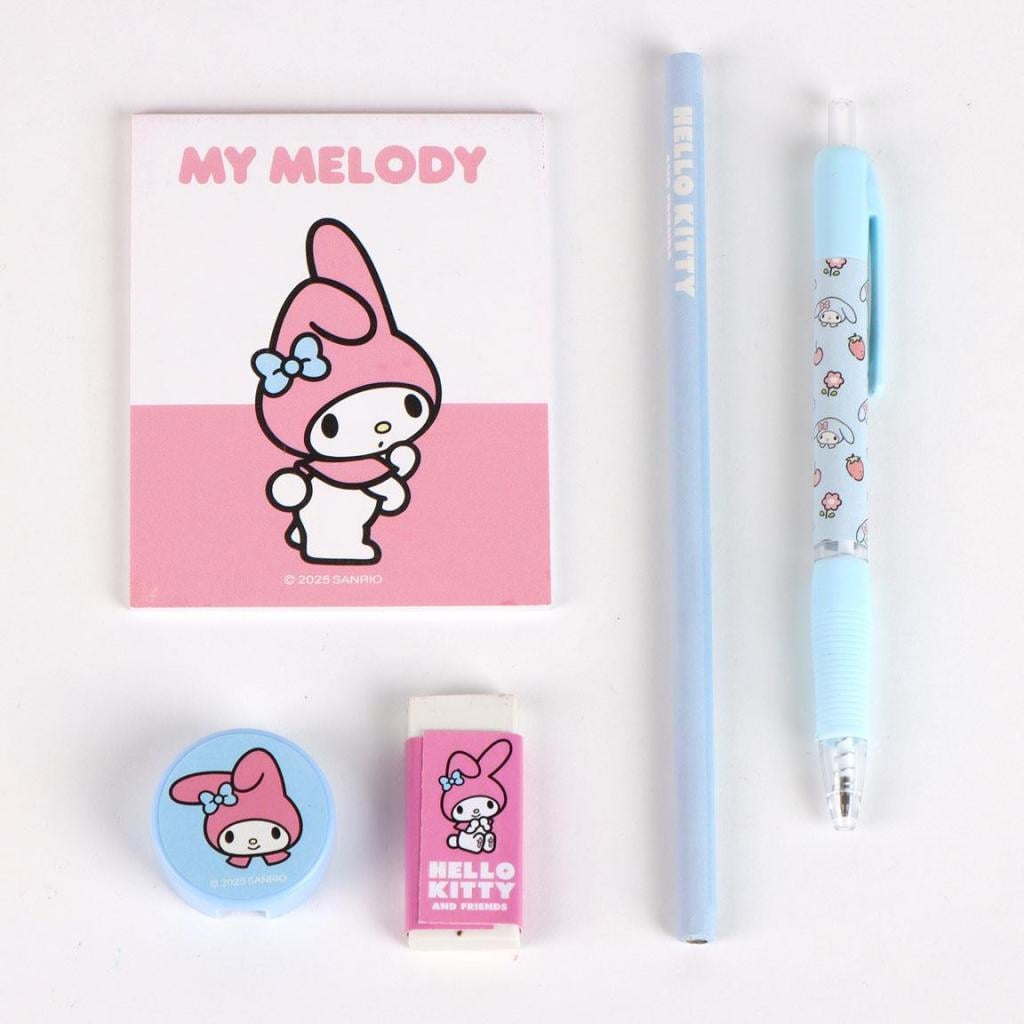 HELLO KITTY & Friends - Display de 6 Sets de Papeterie 6pc - 6