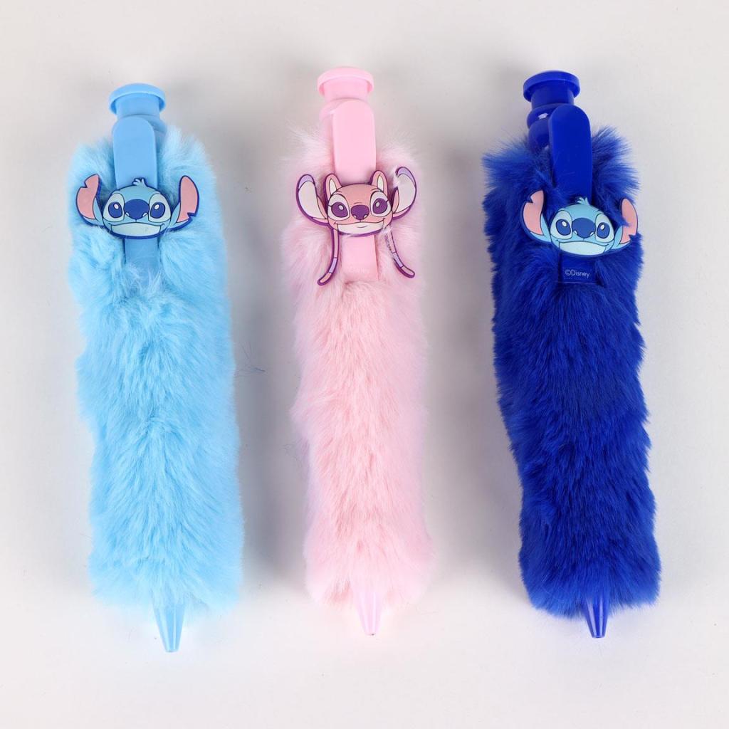 STITCH & ANGEL - Display de 12 Grands Stylos Fluffy - 2
