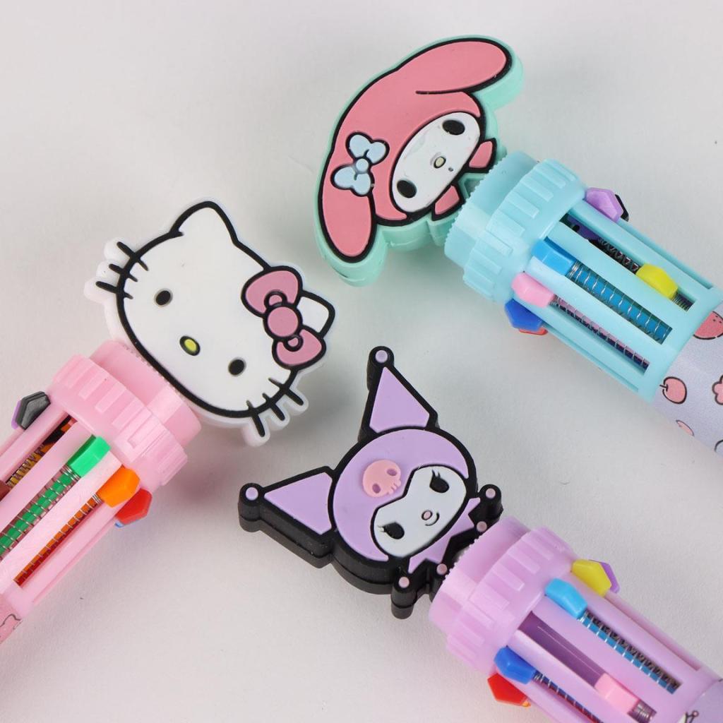 HELLO KITTY & Friends - Display de 16 Stylos à Bille 10 couleurs - 2