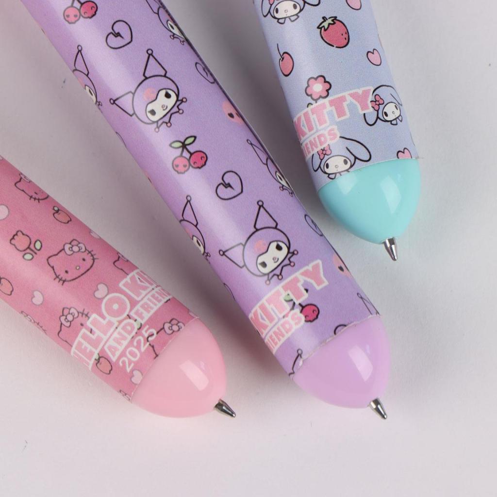 HELLO KITTY & Friends - Display de 16 Stylos à Bille 10 couleurs - 3