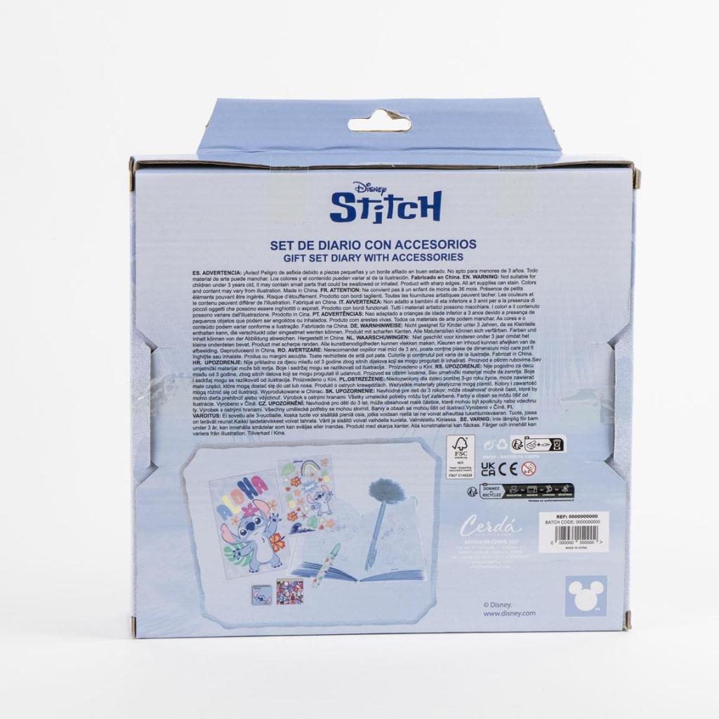 STITCH - Set de Papeterie - Journal + accessoires 6pc. - 4