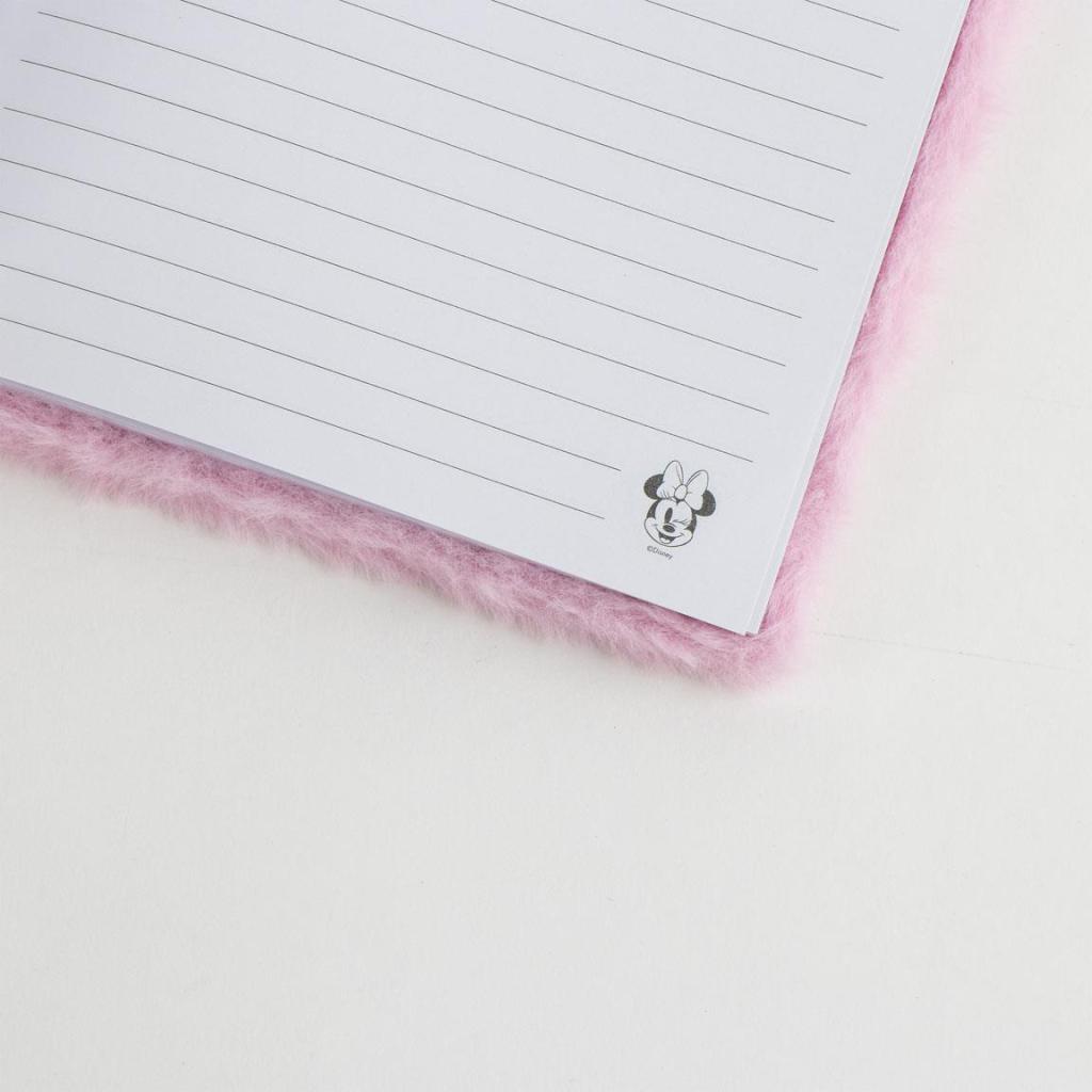 MINNIE - Smiley - Notebook Premium Fourrure - Format A5 - 3