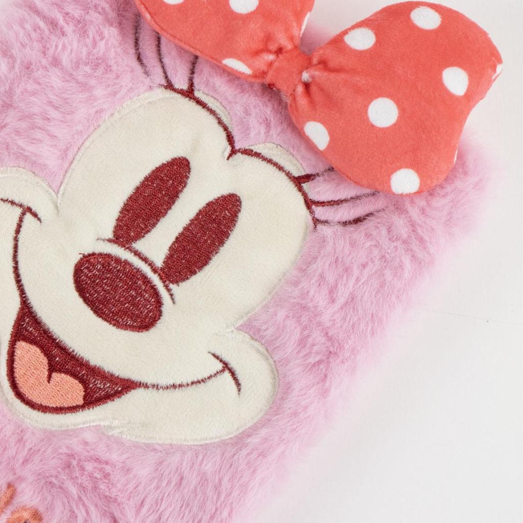 MINNIE - Smiley - Notebook Premium Fourrure - Format A5 - 5
