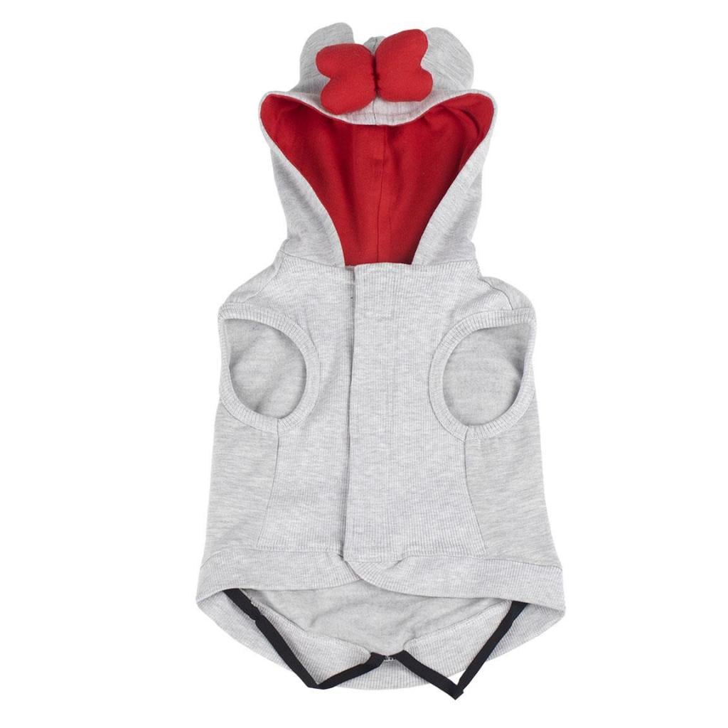 MINNIE - Dog Grey Hoodie - M - 3