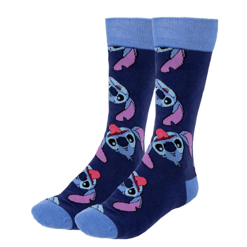 STITCH - Happy - Pack de 3 Paires de Chaussettes (Taille 40-46) - 2