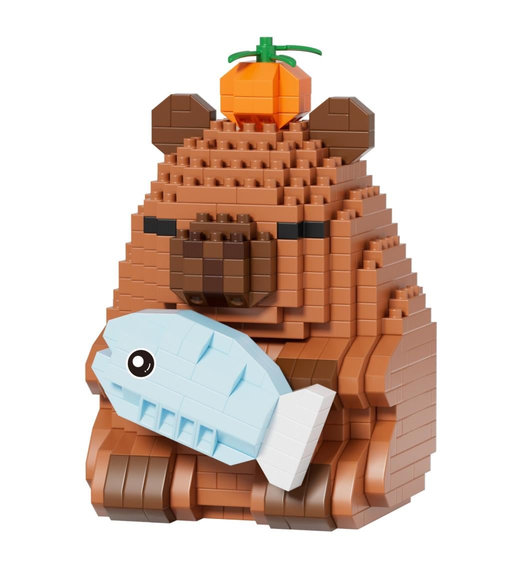 KAWAII BOX - Happy Capybara - Kit de Construction (6pcs) 405 à 615pcs - 2