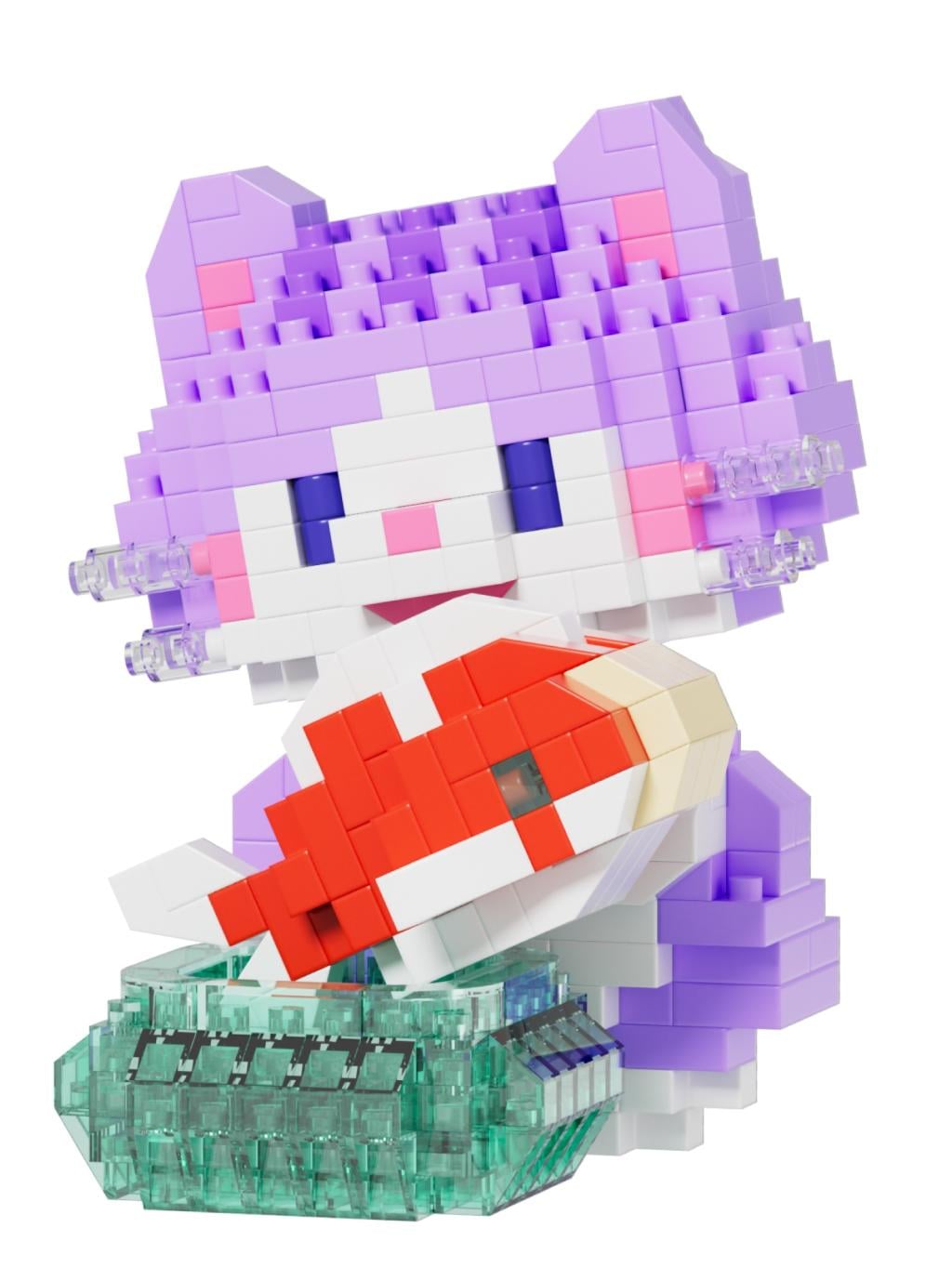KAWAII BOX - Happy Cat - Kit de Construction (6pcs) 310  à 420pcs - 4