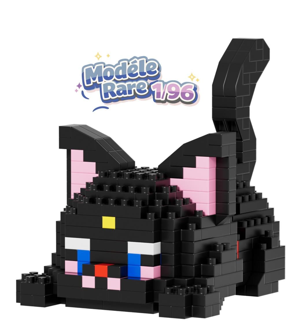 KAWAII BOX - Happy Cat - Kit de Construction (6pcs) 310  à 420pcs - 6