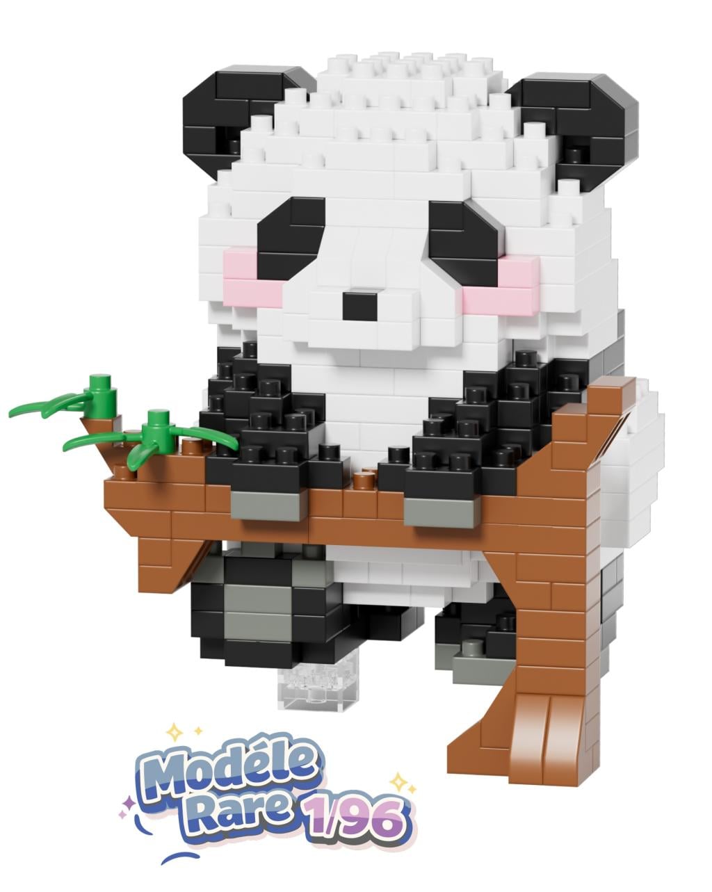 KAWAII BOX - Happy Panda - Kit de Construction (6pcs) 300  à 355pcs - 6