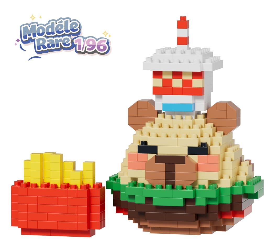 KAWAII BOX - Capybara Bakery - Kit de Construction (6pcs) 200 à 340pcs - 6