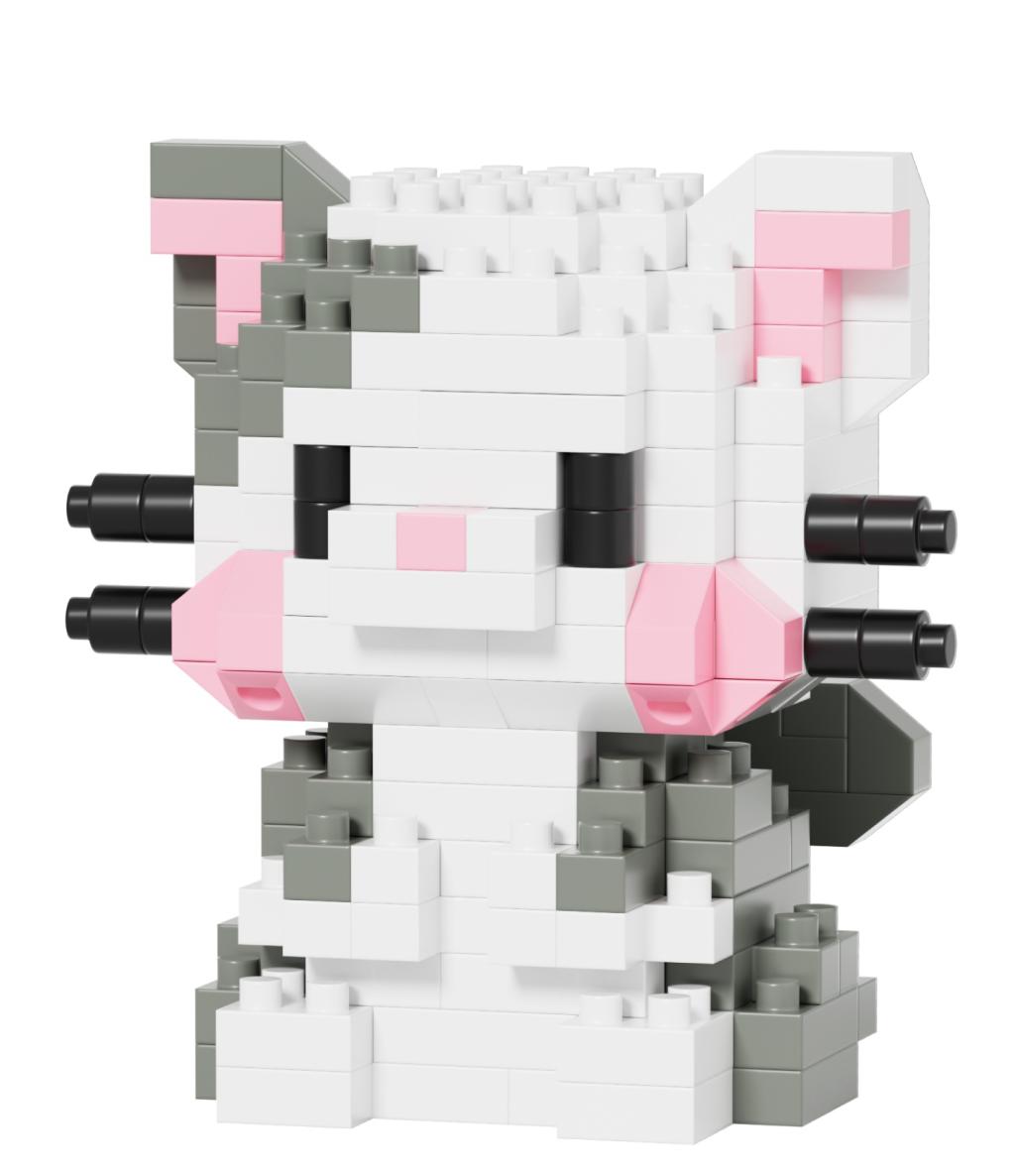 KAWAII BOX - Animal Zoo - Kit de Construction (6pcs) 165 à 205pcs - 2