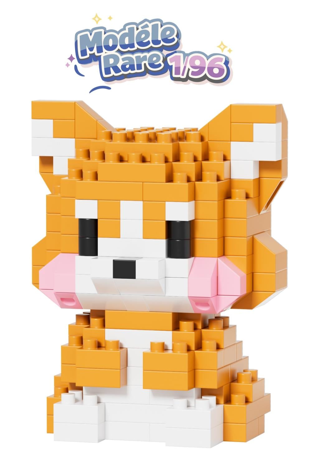 KAWAII BOX - Animal Zoo - Kit de Construction (6pcs) 165 à 205pcs - 6