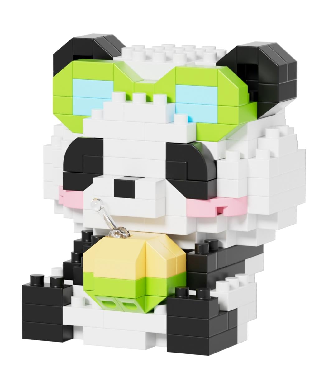 KAWAII BOX - Panda Pals - Kit de Construction (6pcs) 180 à 225pcs - 2