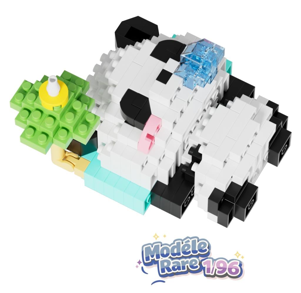KAWAII BOX - Panda Pals - Kit de Construction (6pcs) 180 à 225pcs - 6