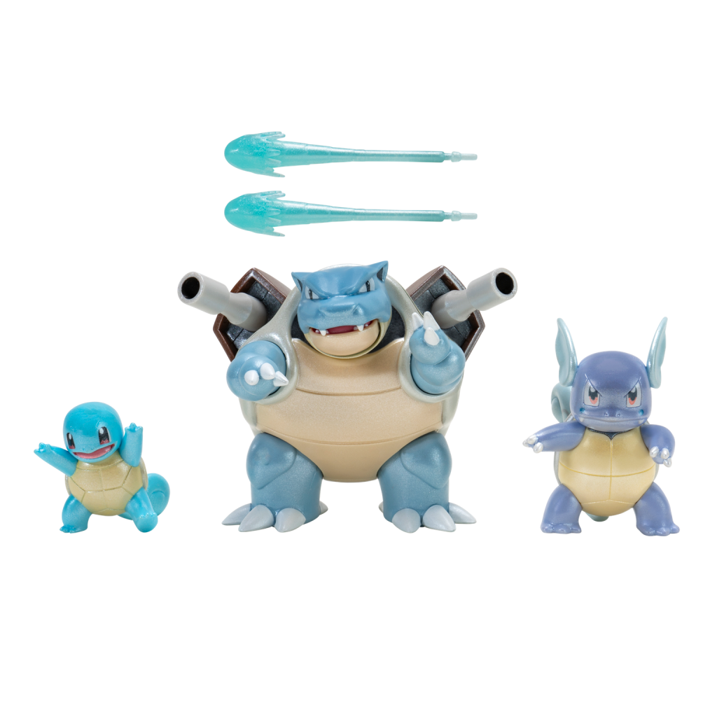 POKEMON - Carapuce, Carabaffe, Tortank - Multipack Evolution - 2