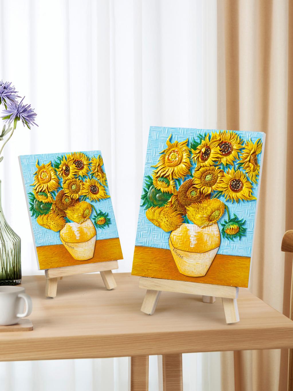 Resin DIY 3D Painting - Sunflower - 13.5x10cm - 3