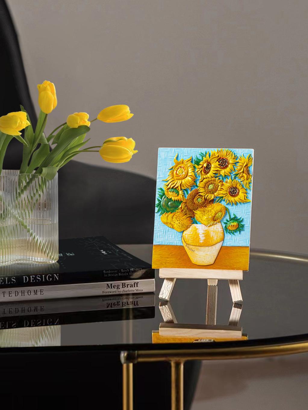 Resin DIY 3D Painting - Sunflower - 13.5x10cm - 4
