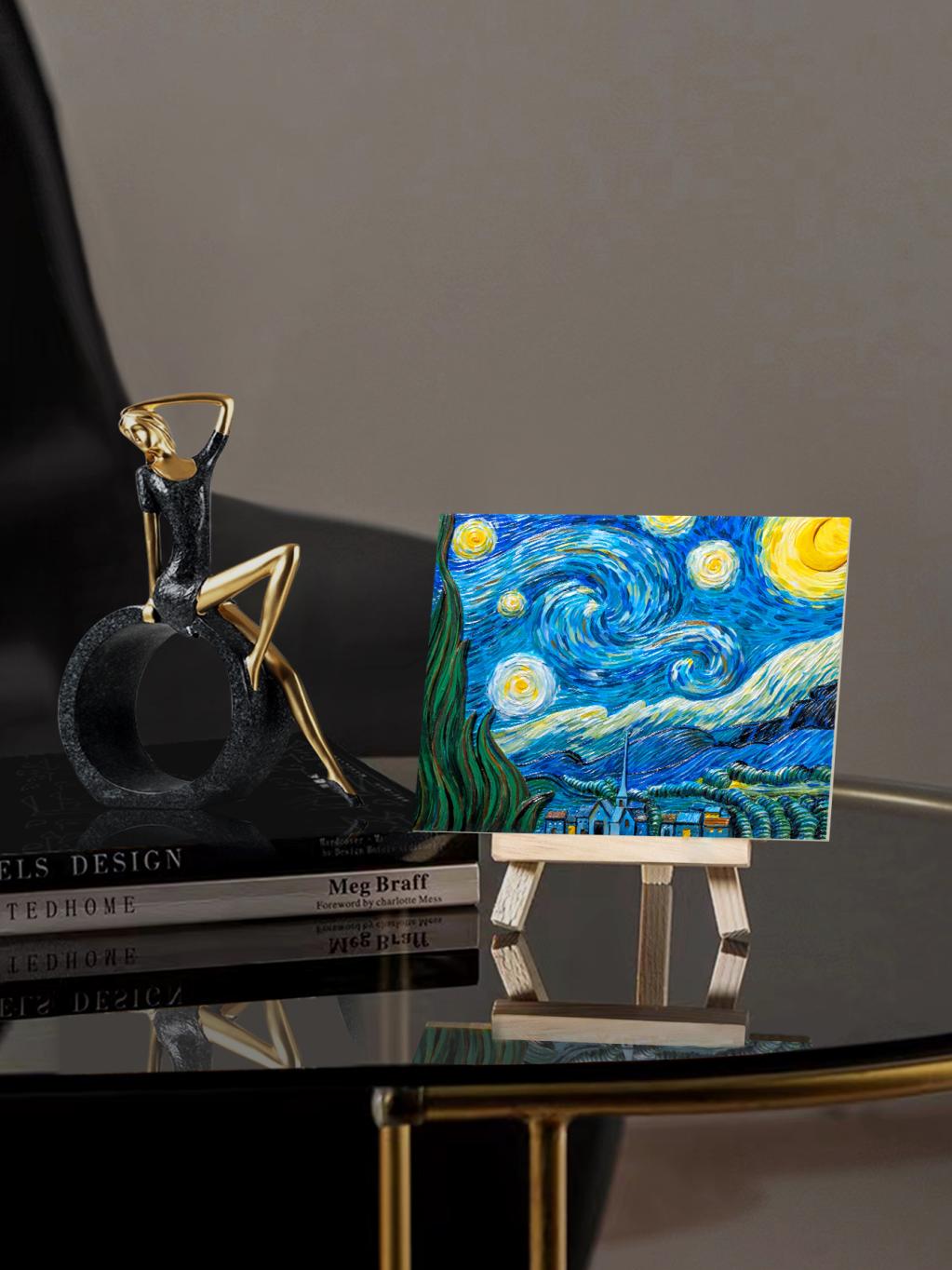 Resin DIY 3D Painting -The starry night - 13.5x10cm - 3