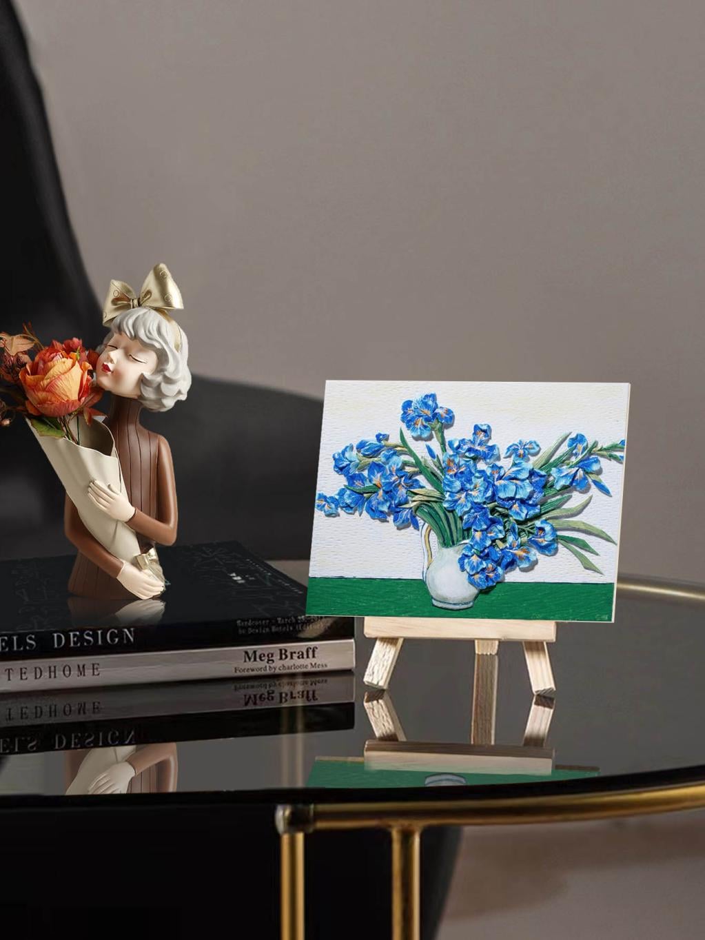 Resin DIY 3D Painting - Irises- 13.5x10cm - 4