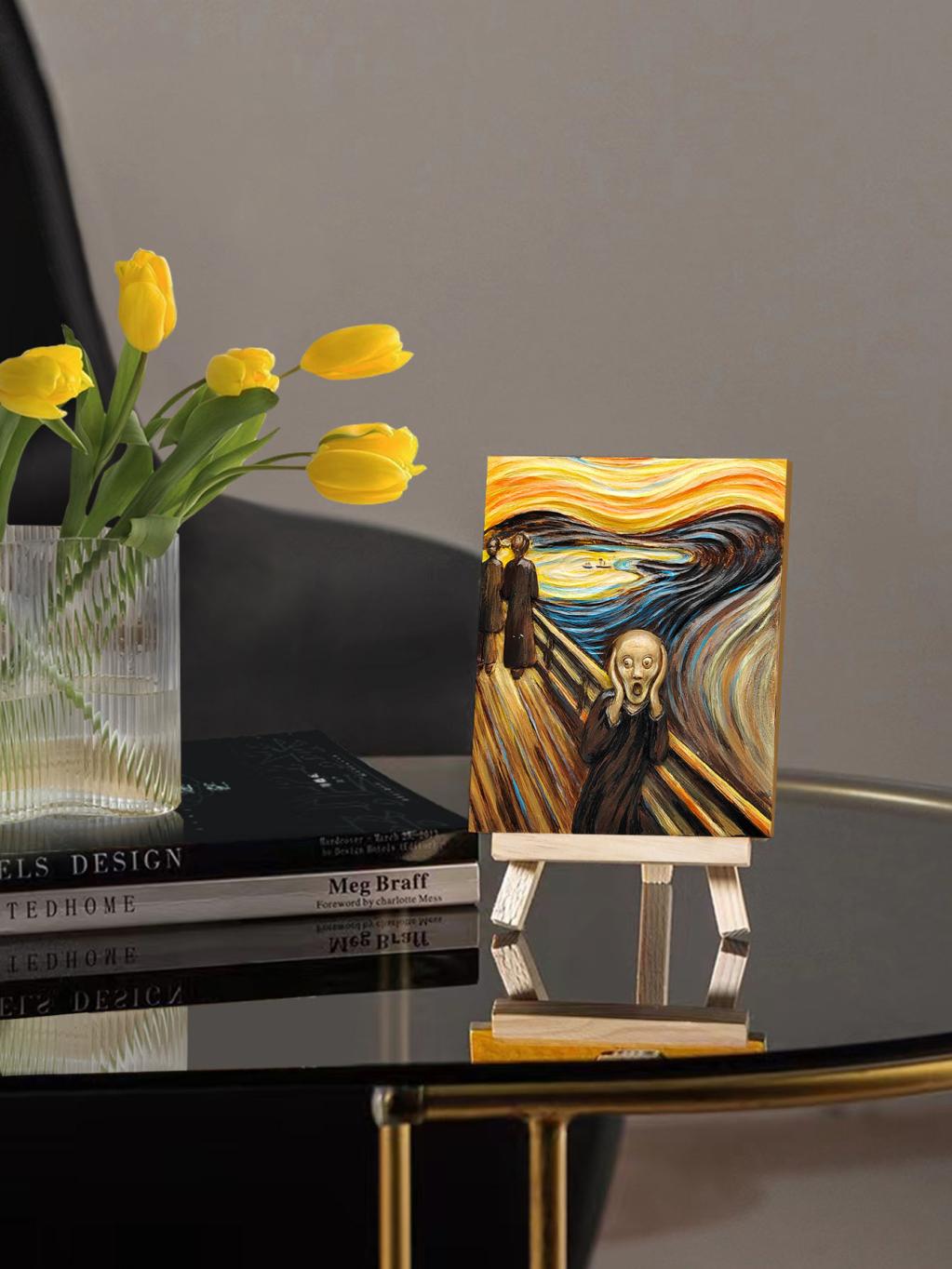 Resin DIY 3D Painting - The Scream - 13.5x10cm - 3