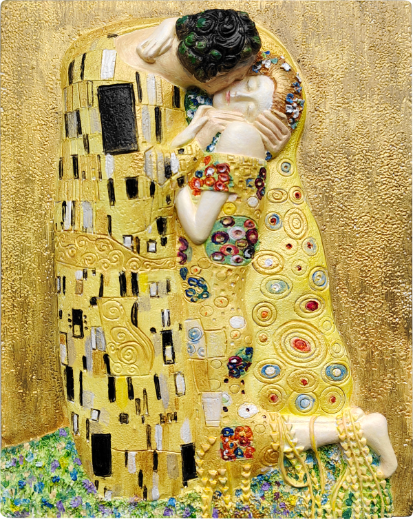 Resin DIY 3D Painting - The Kiss - 13.5x10cm - 3