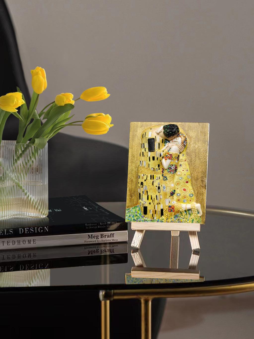 Resin DIY 3D Painting - The Kiss - 13.5x10cm - 4