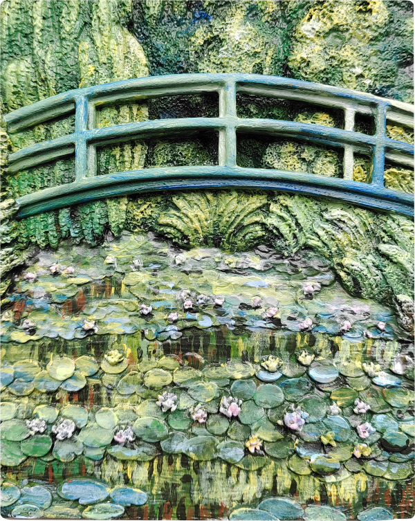 Resin DIY 3D Painting -Water Lily Pond -  13.5x10cm - 3