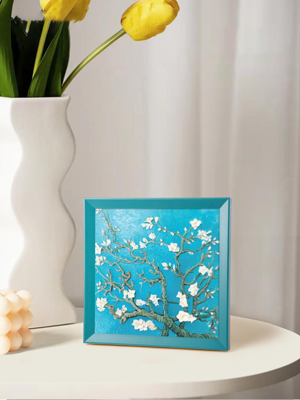 Resin DIY 3D Painting - Apricot Blossom -  34x34cm - 4