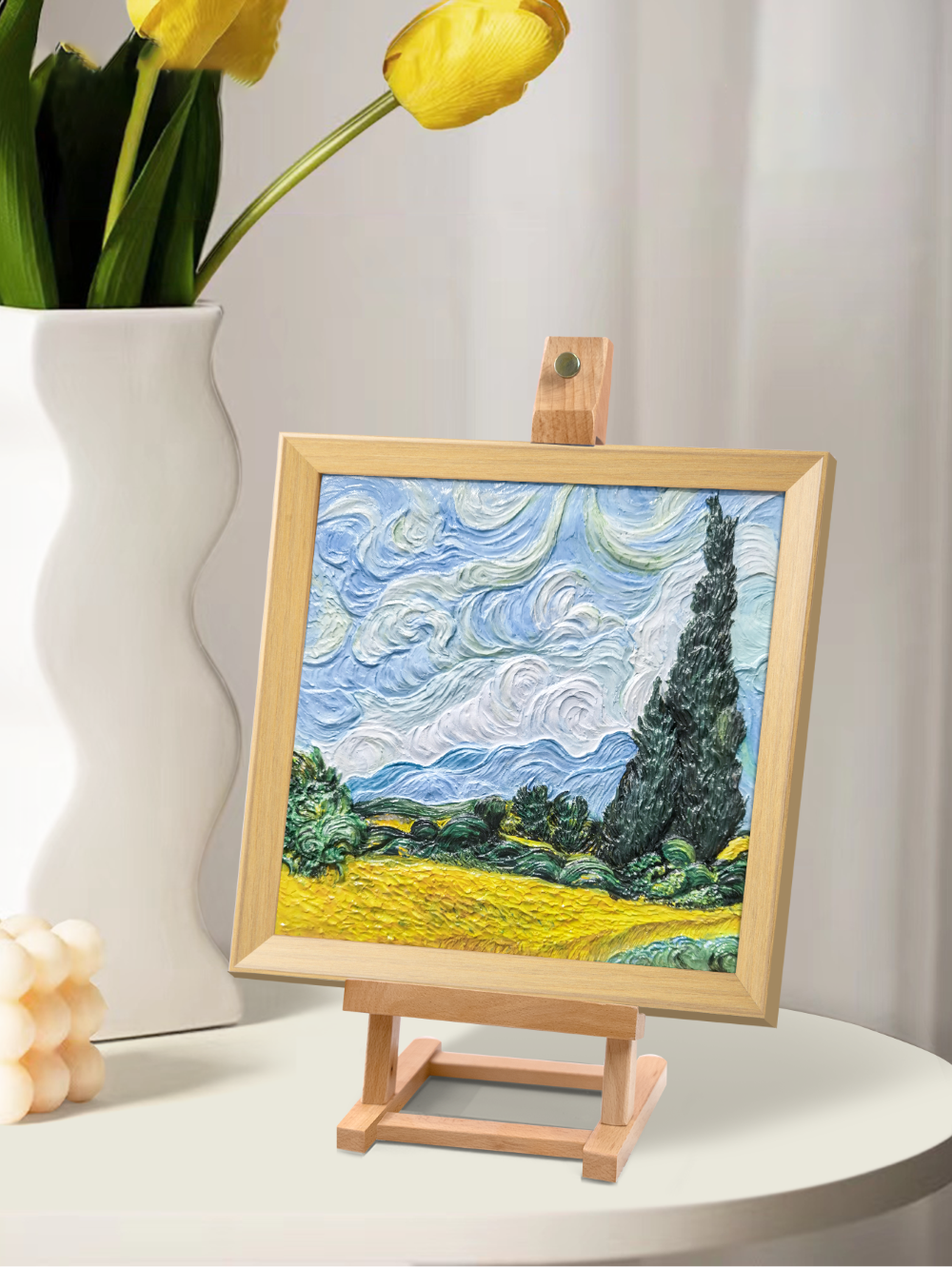 Resin DIY 3D Painting - Wheat Field -  34x34cm - 4