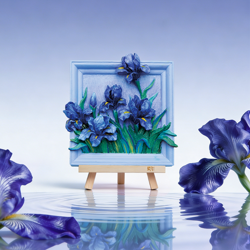 MAGNET DIY - Iras Lilas - Aimant à peindre en 3D DIY - 2